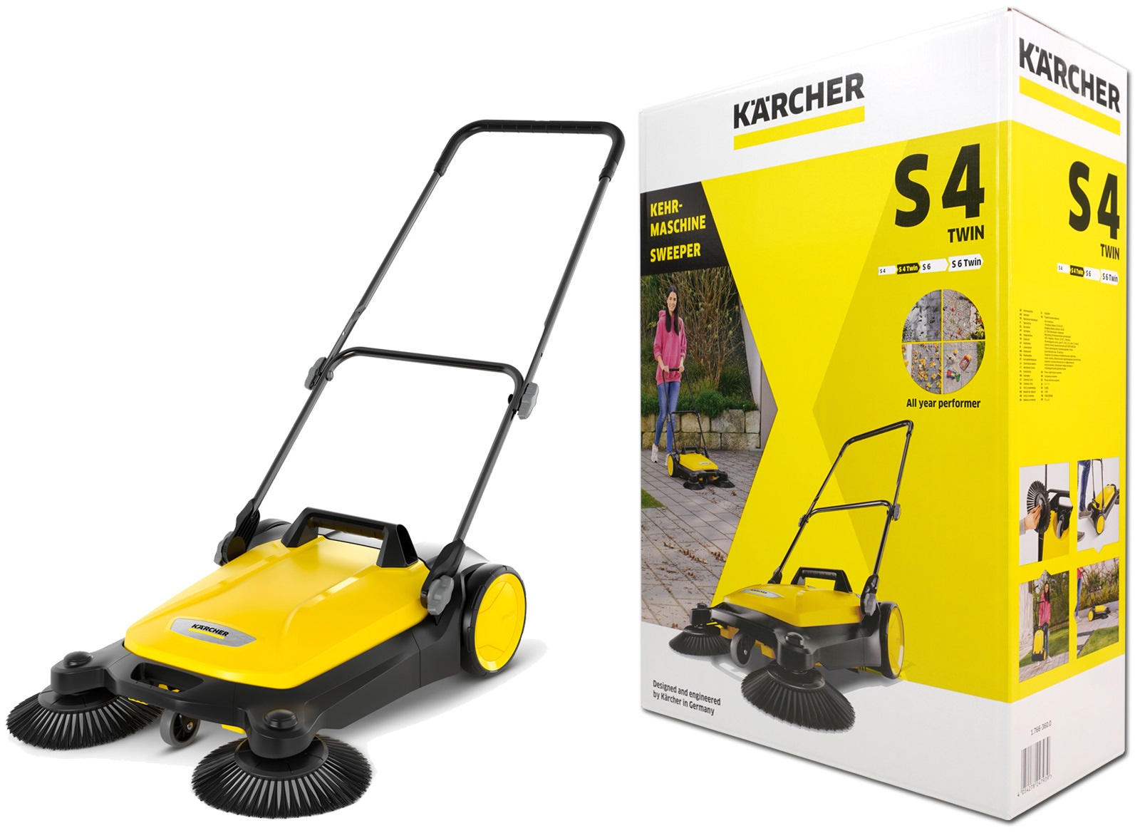 Ručný zametací stroj Kärcher S 4 Twin 1.766-360.0